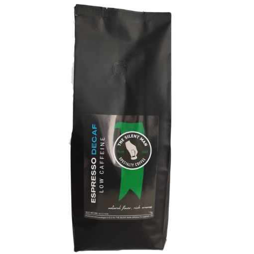 The Silent Man Decaf Blend Low Caffeine 1kg
