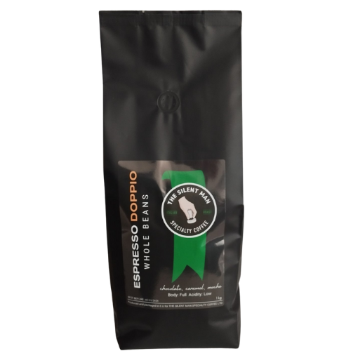 The Silent Man Doppio Blend 80% Arabica - 20% Robusta 1kg