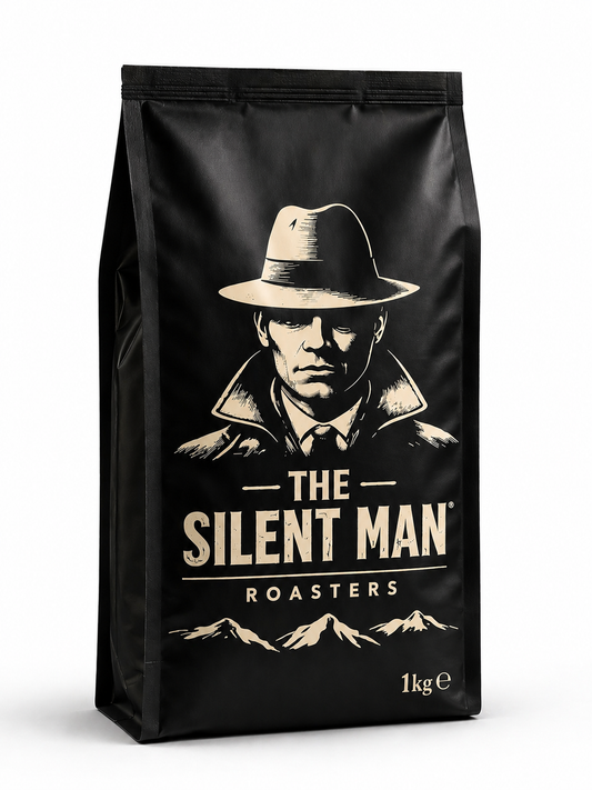 The Silent Man Doppio Blend 80% Arabica 20% Robusta 1kg